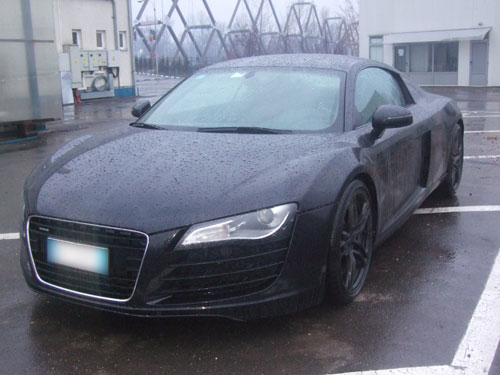 Foto: Audi R8 politia de frontiera
